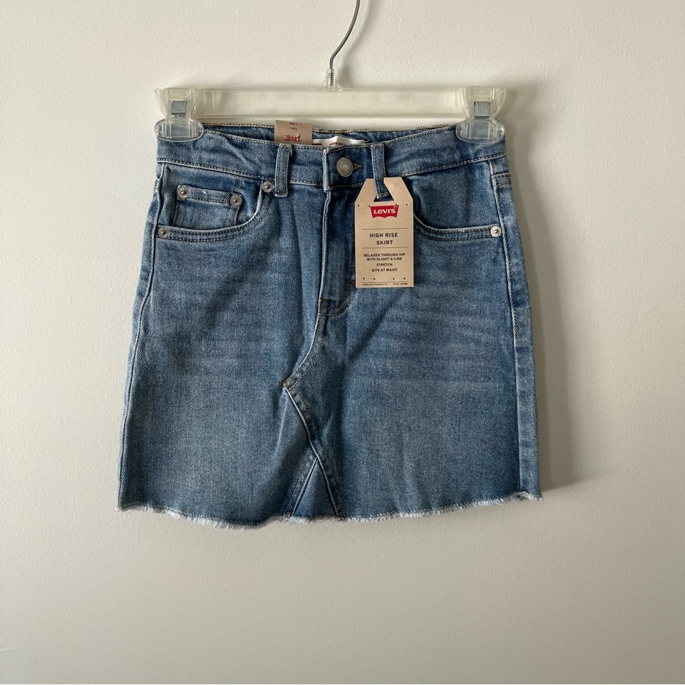 Girls Levi's Denim Mini Skirt 7